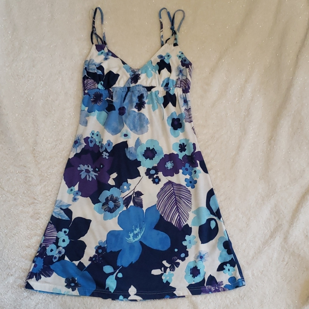 Aeropostale Blue Floral Dress